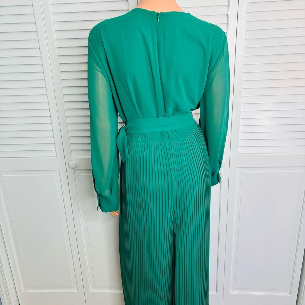 ZARA Green Pleated Jumpsuit Size XXL❗️PRICE IS FIRM❗️ - Picture 12 of 12